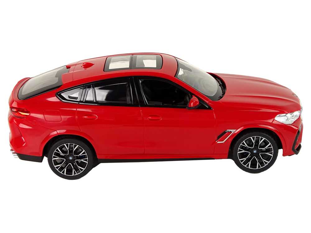 Nuotoliniu būdu valdomas automobilis Bmw X6 M, 1:14, raudonas