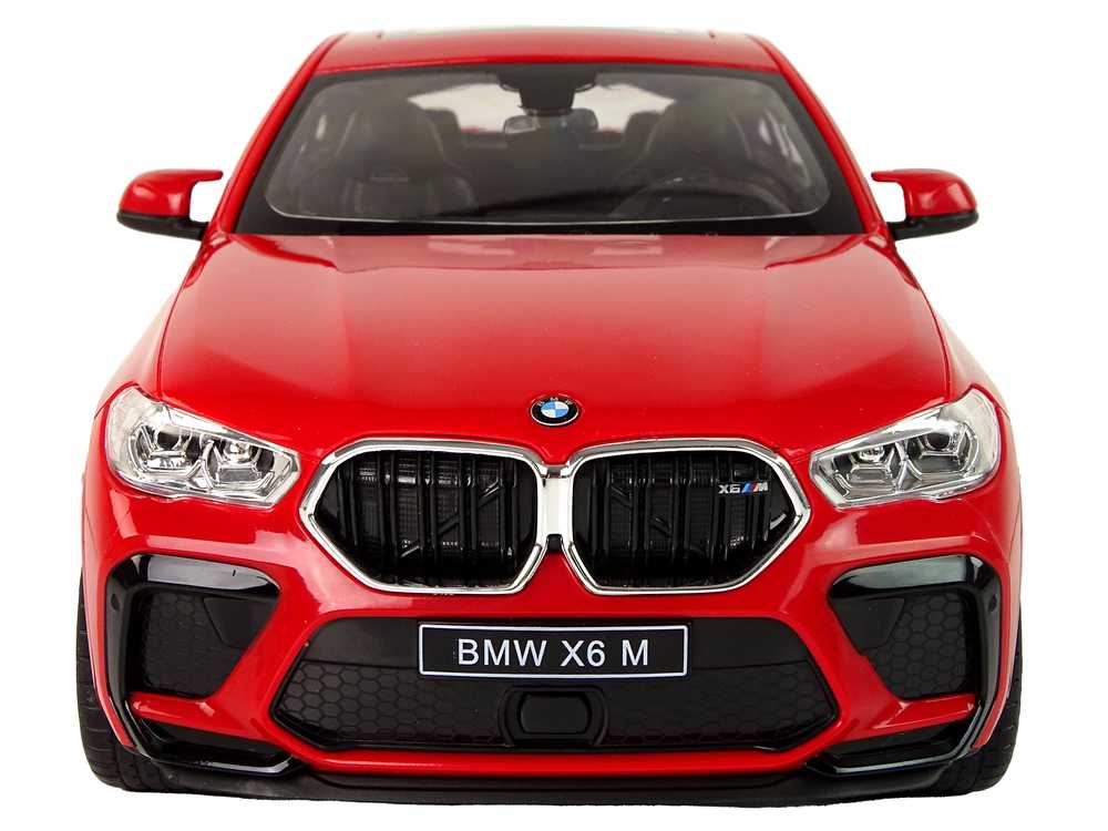 Nuotoliniu būdu valdomas automobilis Bmw X6 M, 1:14, raudonas