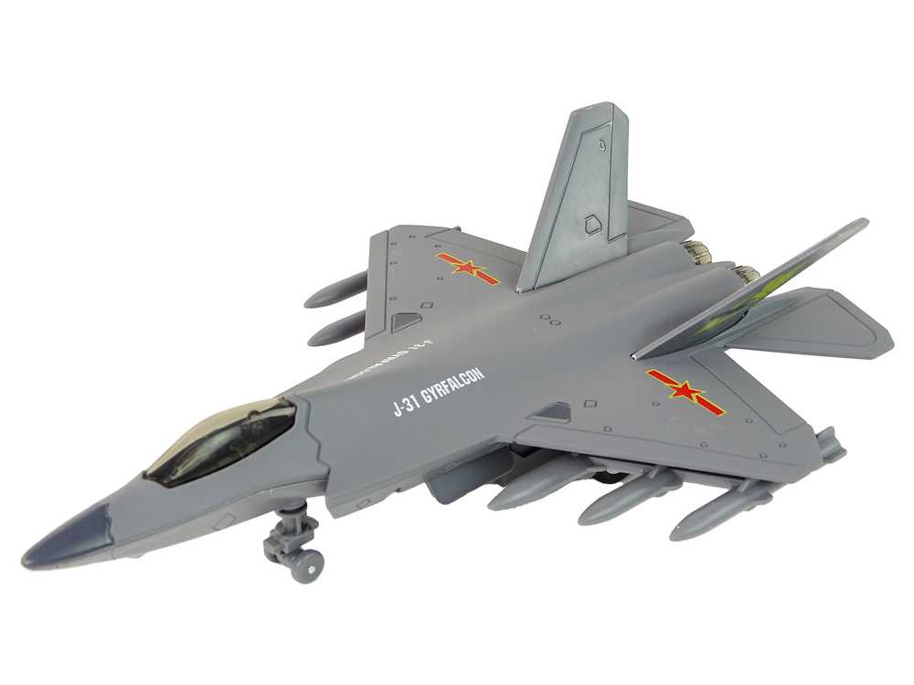 Metalinis naikintuvo modelis, 1:72, tamsiai pilkas, 1vnt.