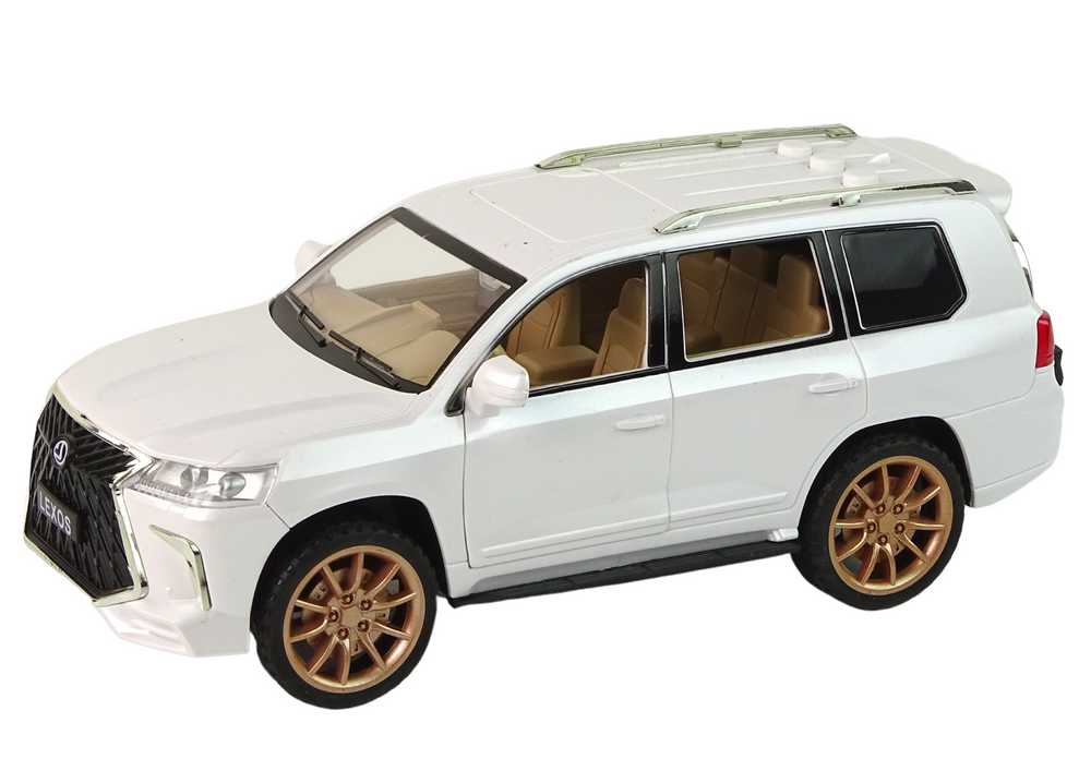 Žaislinis automobilis Lexus, 1:14, baltas