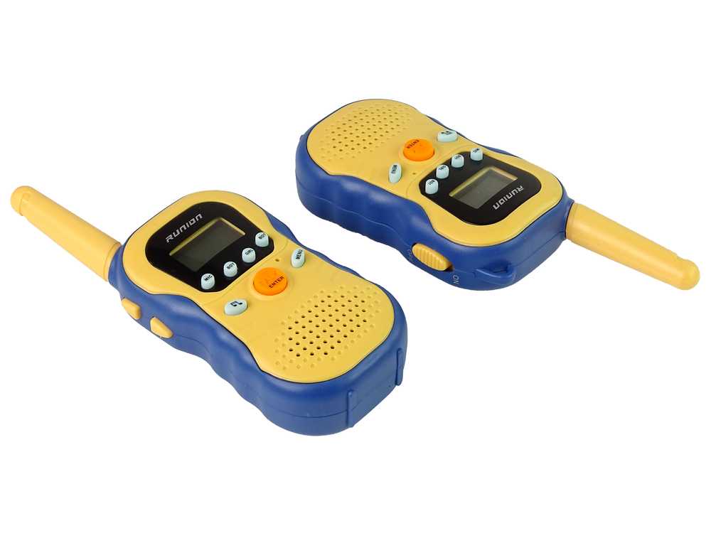 Vaikams skirtos Walkie Talkies, geltonos spalvos