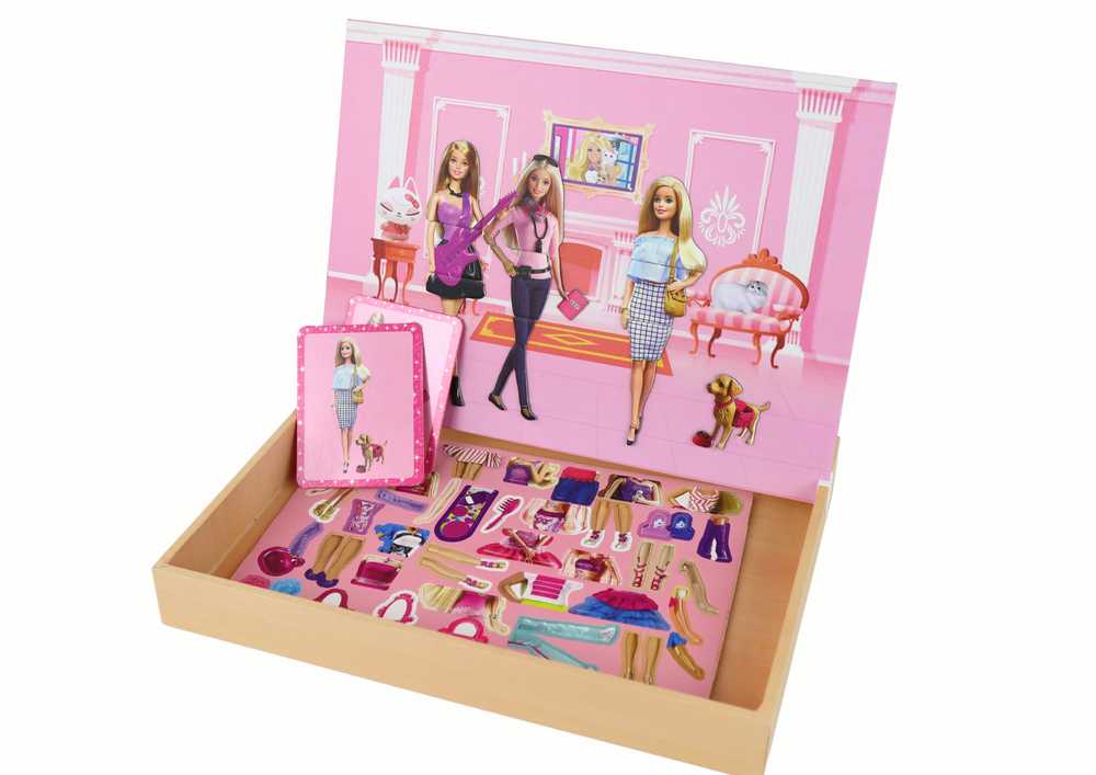 Magnetinė dėlionė Barbie