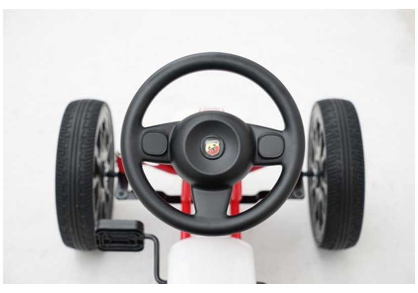 Minamas kartingas Gokart ABARTH, baltas