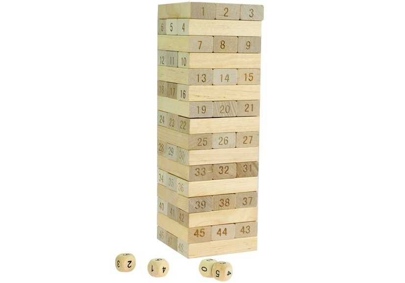 Medinis Jenga žaidimas