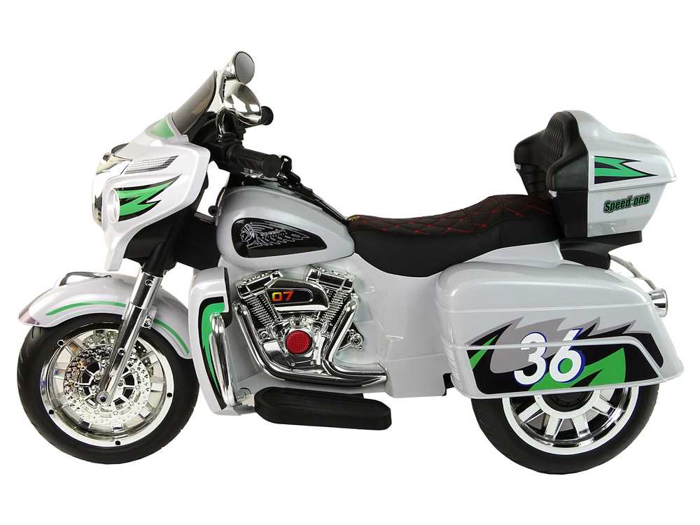 Elektrinis motociklas Goldwing NEL-R1800GS, pilkas