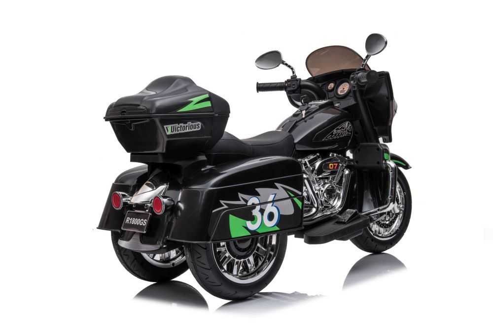 Goldwing NEL-R1800GS triratis elektrinis motociklas, juodas