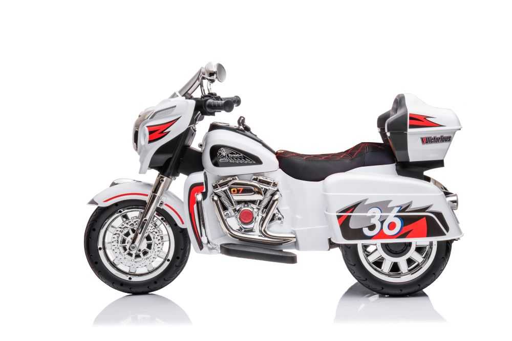 Goldwing NEL-R1800GS triratis elektrinis motociklas, baltas