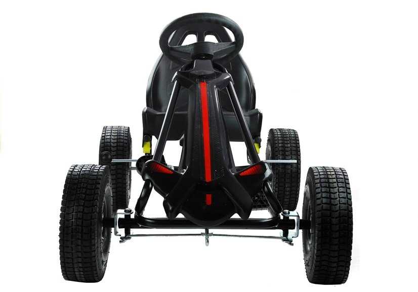 Minamas kartingas Monster Gokart, juodas