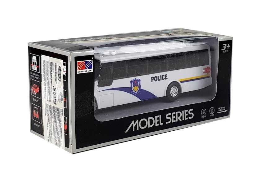 MODERL SERIES policijos autobusas, baltas