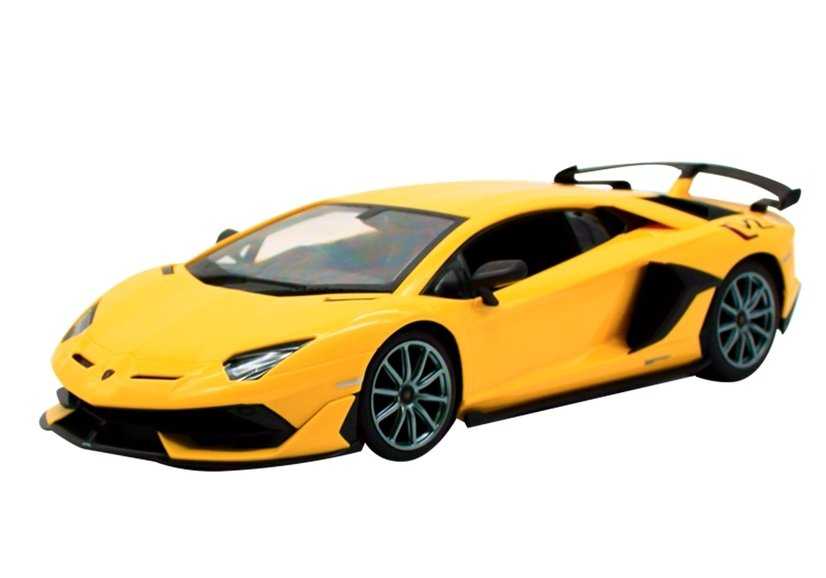 Nuotoliniu būdu valdomas Lamborghini Aventador Rastar, geltonas