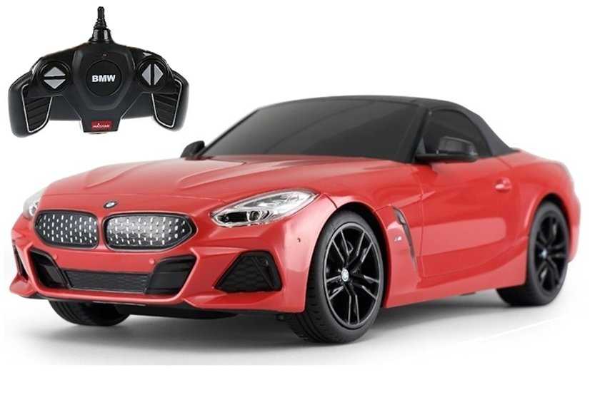 Nuotoliniu būdu valdomas automobilis BMW Z4 Roadster, 1:18, raudonas