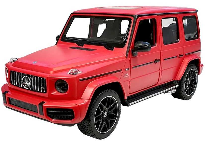 Nuotoliniu būdu valdomas Mercedes G63 Rastar, raudonas