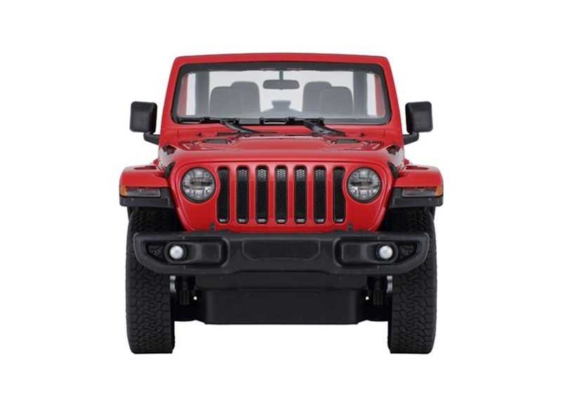 Nuotoliniu būdu valdomas automobilis Jeep Wrangler Rubicon, 1:14, raudonas