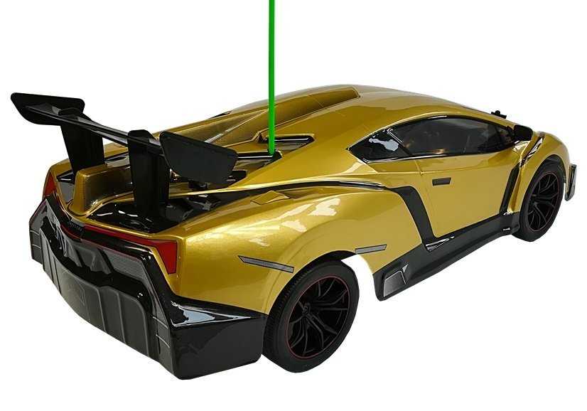 Nuotoliniu būdu valdomas automobilis High Speed Hot Racing - Lamborghini, auksinis