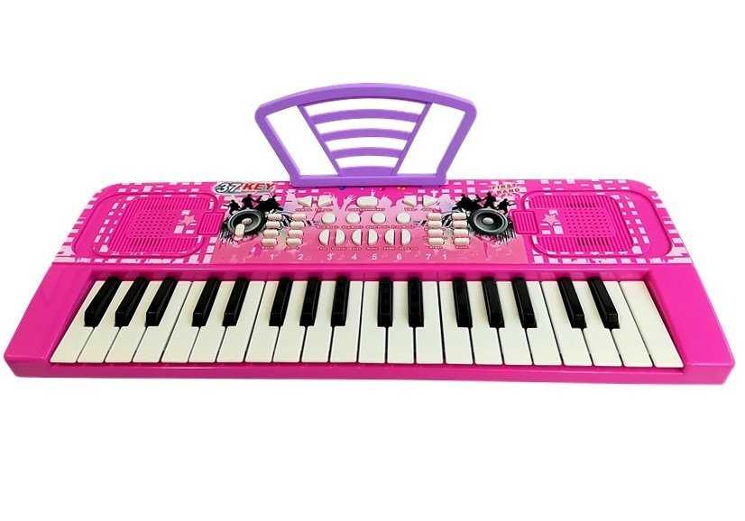 Vaikiškas sintezatorius „Electronic Keyboard“, rožinis