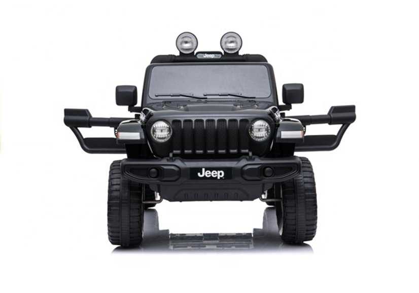 Vaikiškas vienvietis elektromobilis Jeep Wrangler Rubicon, juodas