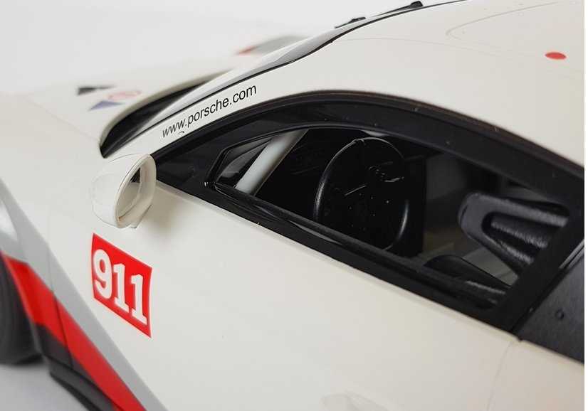 Nuotoliniu būdu valdomas automobilis Porsche 911 GT3 CUP, 1:14, baltas