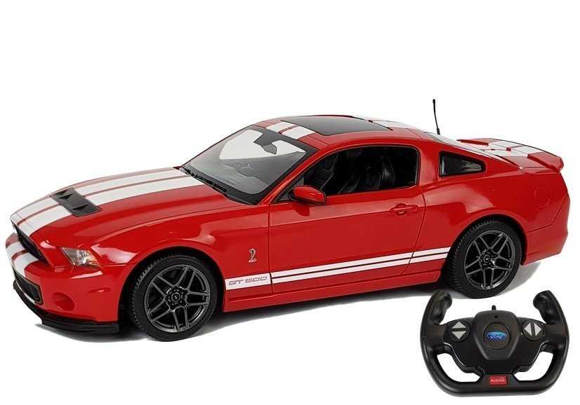 Automobilis R/C Ford Shelby Rastar 1:14, raudonas