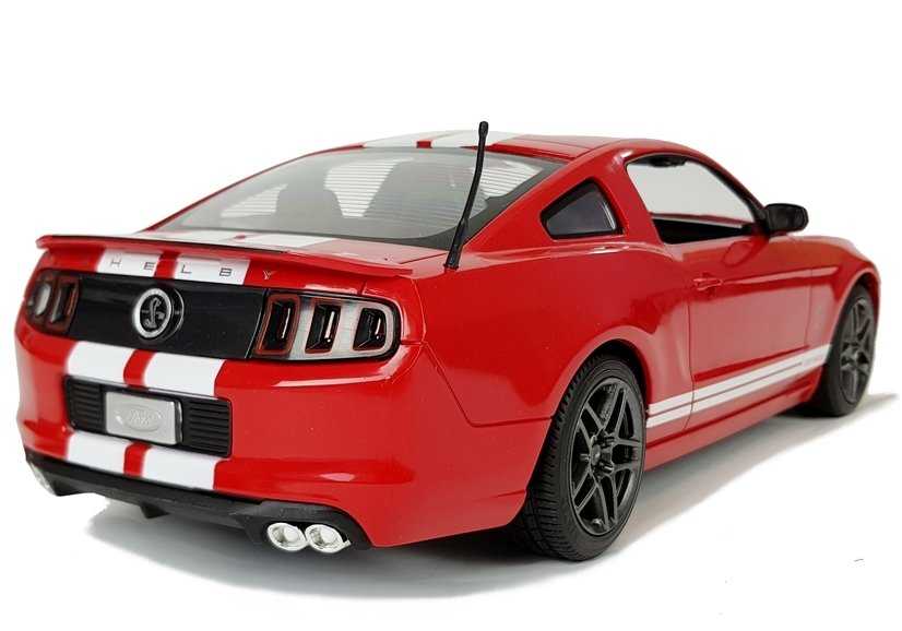 Automobilis R/C Ford Shelby Rastar 1:14, raudonas