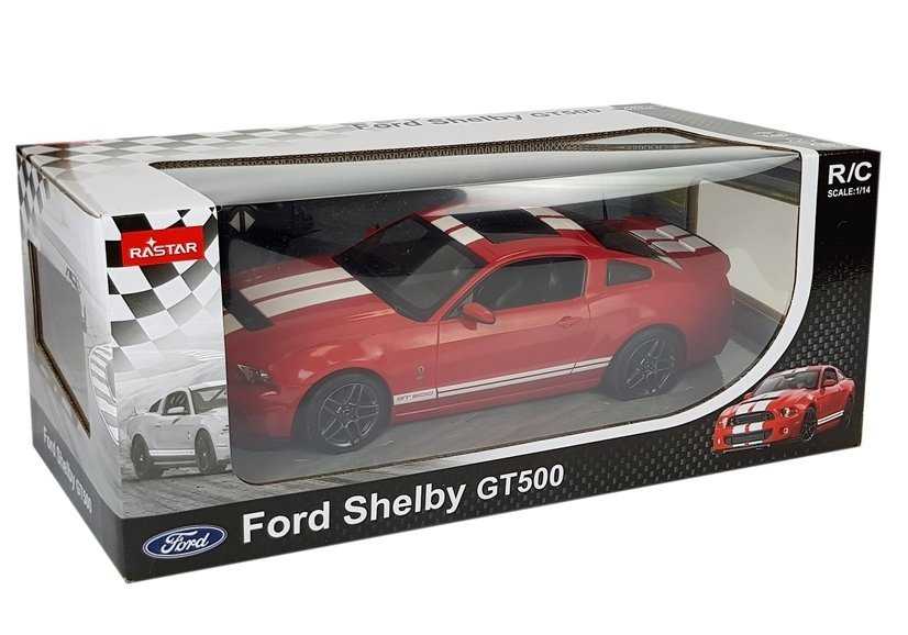 Automobilis R/C Ford Shelby Rastar 1:14, raudonas