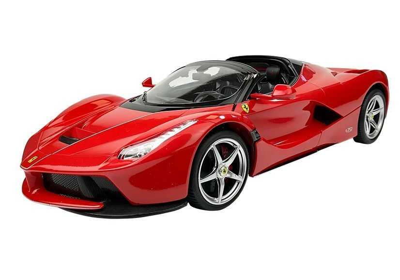 R/C Ferrari Aperta Rastar 1:14 nuotolinio valdymo pulteliu valdomas automobilis, raudonos spalvos.