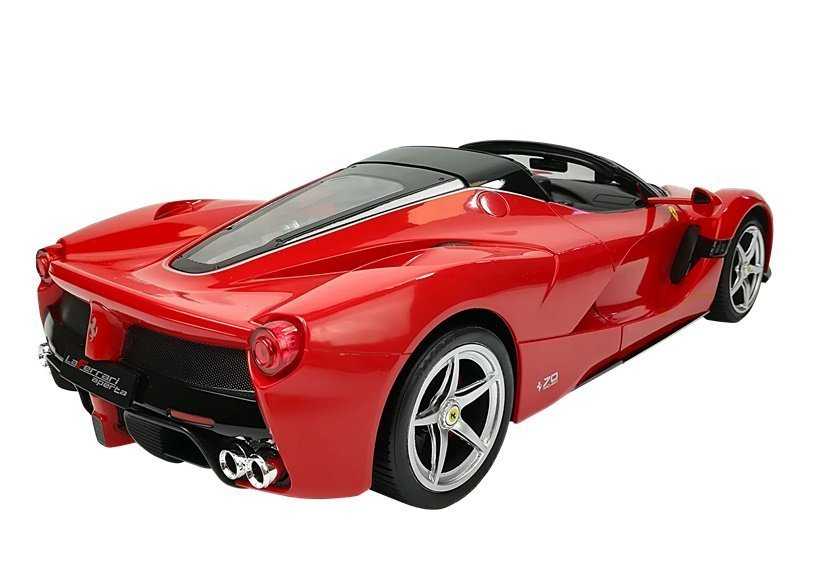 R/C Ferrari Aperta Rastar 1:14 nuotolinio valdymo pulteliu valdomas automobilis, raudonos spalvos.