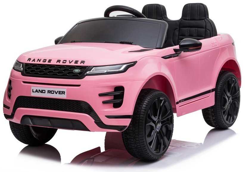 Vaikiškas vienvietis elektromobilis Range Rover Evoque, rožinis