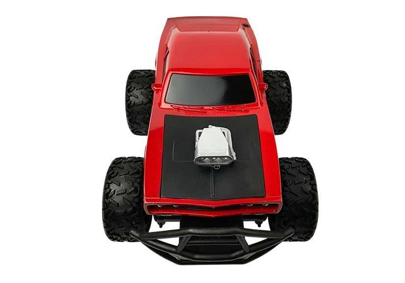 Nuotoliniu būdu valdomas automobilis - Climber 4x4, raudonas