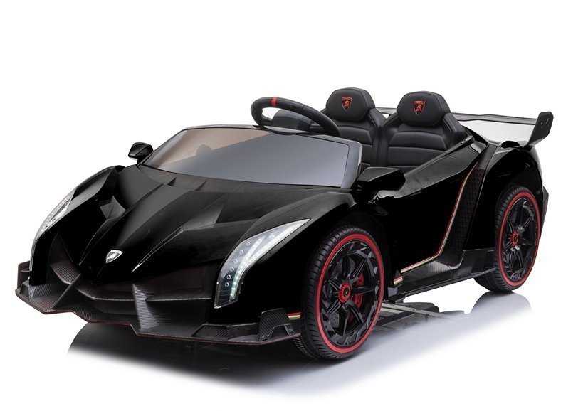 Vaikiškas elektromobilis Lamborghini Veneno MP4, juodas