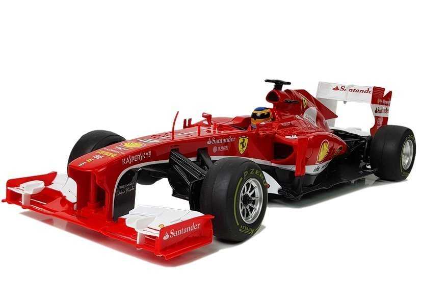 Nuotoliniu būdu valdomas sportinis automobilis Ferrari F138, raudonas