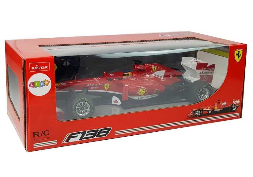 Nuotoliniu būdu valdomas sportinis automobilis Ferrari F138, raudonas