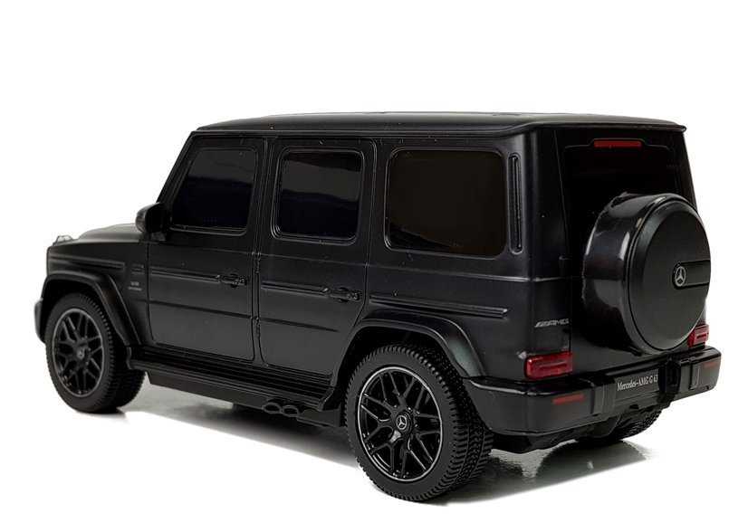 Nuotoliniu būdu valdomas automobilis Mercedes AMG G63, 1:24, juodas