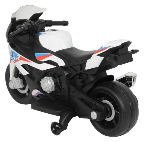 Vaikiškas elektrinis motociklas - BMW S1000RR, baltas