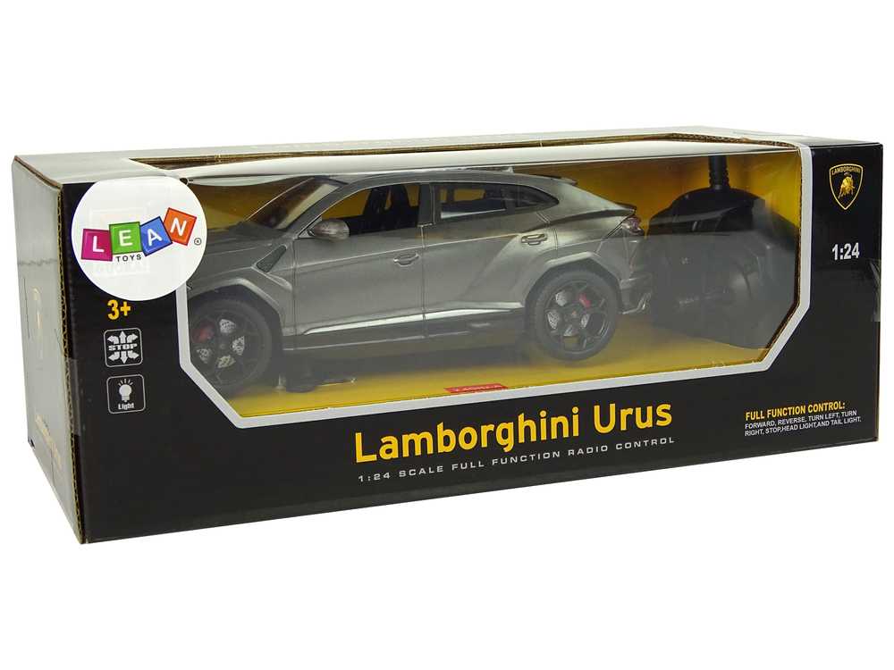 Nuotoliniu būdu valdomas automobilis Lamborghini, juodas