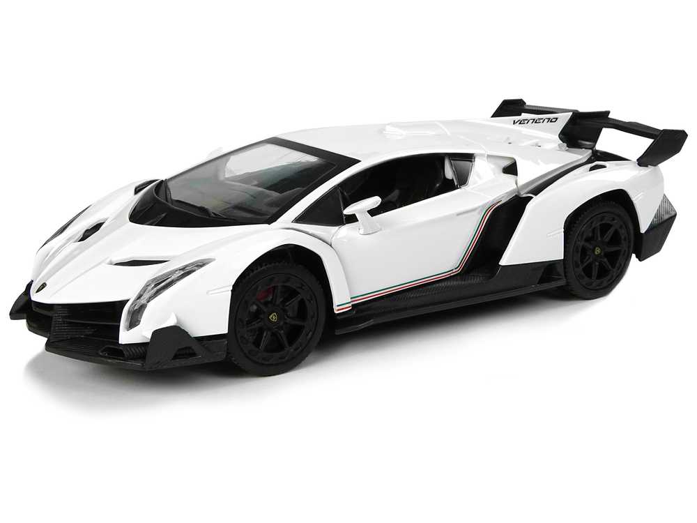 Sportinis nuotoliniu būdu valdomas automobilis Lamborghini Veneno , baltas