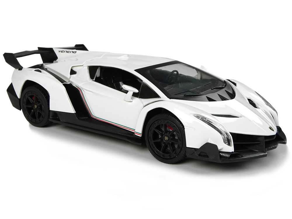 Sportinis nuotoliniu būdu valdomas automobilis Lamborghini Veneno , baltas