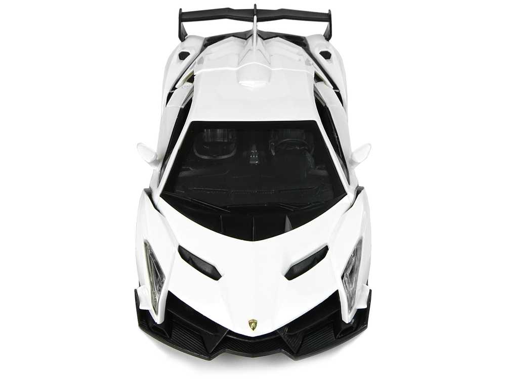 Sportinis nuotoliniu būdu valdomas automobilis Lamborghini Veneno , baltas