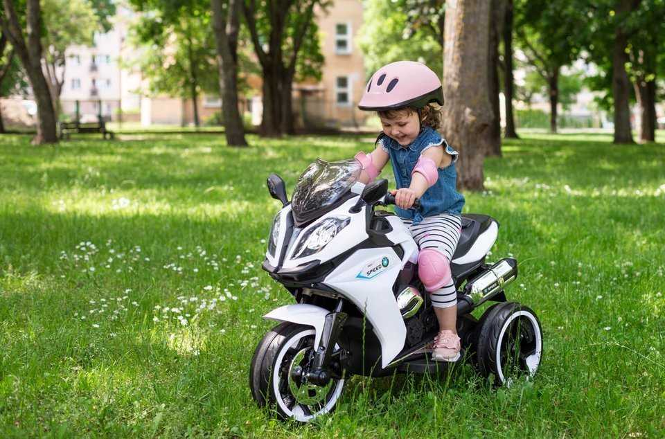 Vaikiškas elektrinis motociklas - Speed, mėlynas