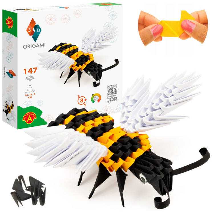  Alexander 3D origami kūrybinis rinkinys, bitė